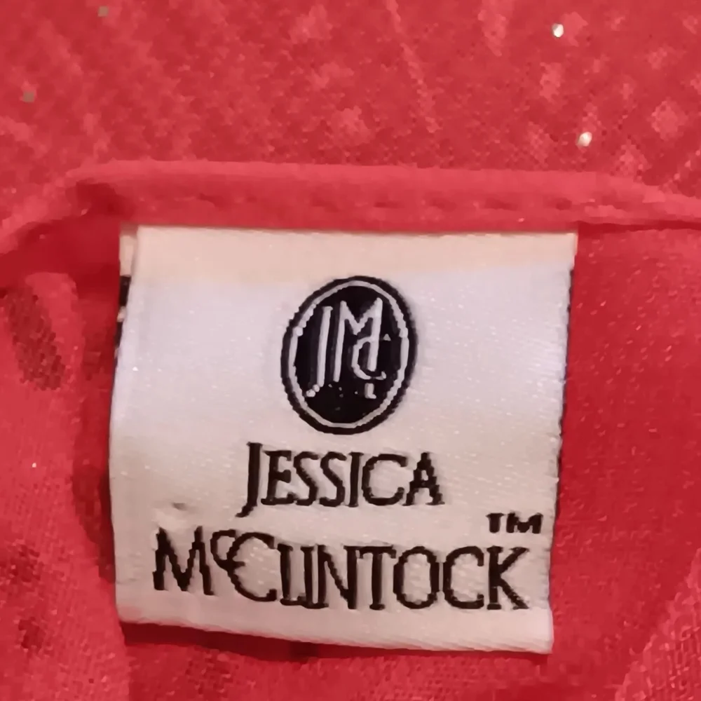 Jessica McClintock Red Kimono Women Open Front Oversized‎ Short Sleeve Valentine